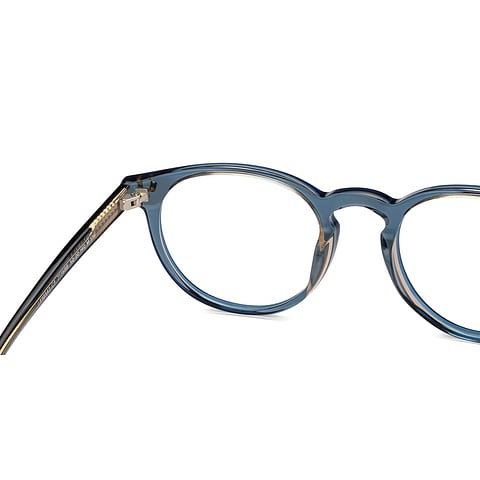 John Jacobs Sky Blue Full Rim Round right side