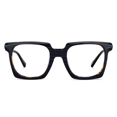John Jacobs Online Sky Blue Full Rim Square left side