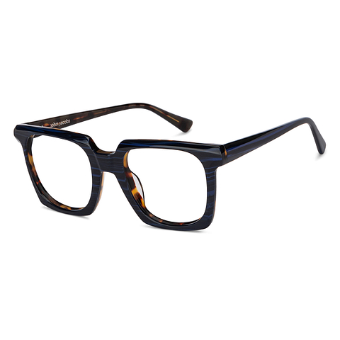 John Jacobs Online Sky Blue Full Rim Square right side