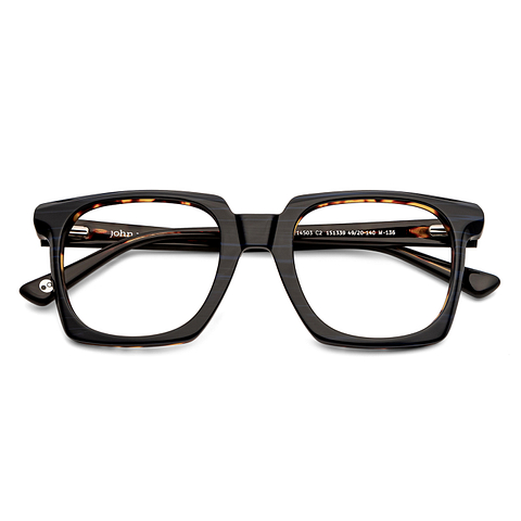 John Jacobs Online Sky Blue Full Rim Square left side