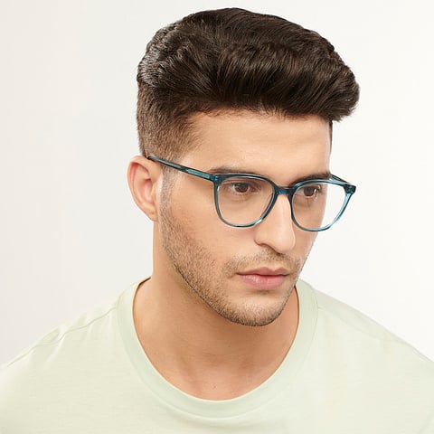 جون جاكوبز على الإنترنت أزرق سماوي حافة كاملة مربع right side