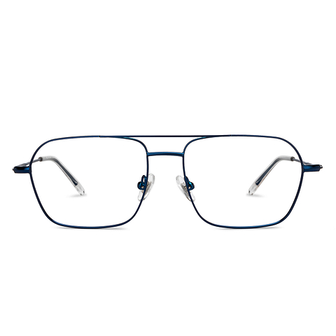 John Jacobs Blue Full Rim Square left side