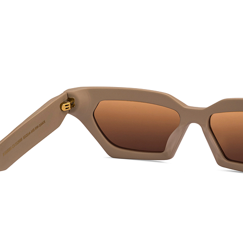 John Jacobs Online Light Brown Full Rim Cat Eye left side