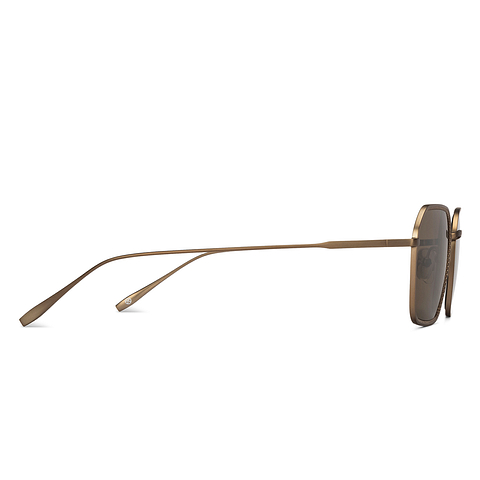 John Jacobs Gold Full Rim Hexagonal left side