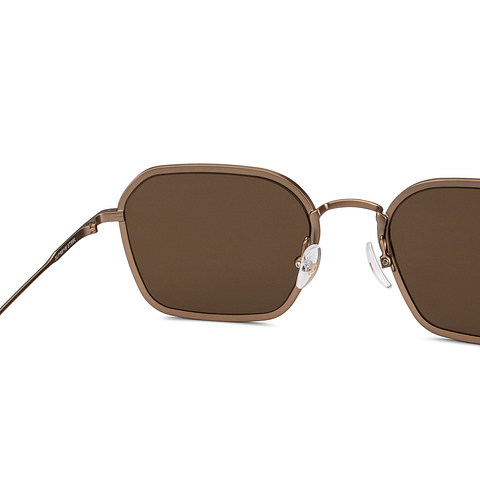 John Jacobs Gold Full Rim Hexagonal right side