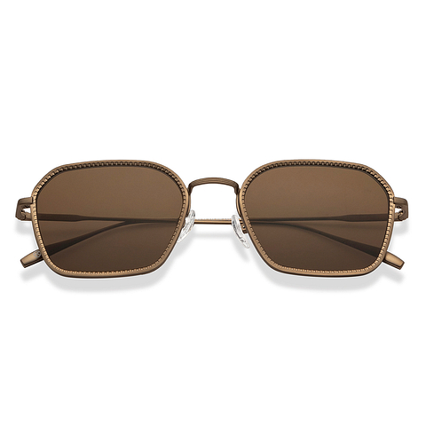 John Jacobs Gold Full Rim Hexagonal left side