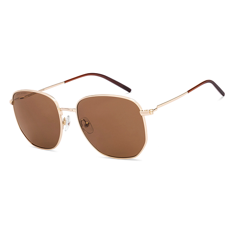 John Jacobs Gold Full Rim Square left side
