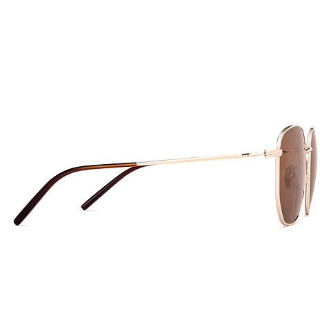 John Jacobs Gold Full Rim Square left side