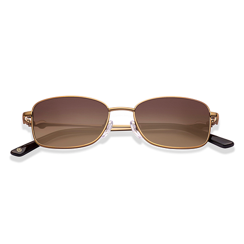 John Jacobs Dark Brown Full Rim Cat Eye left side