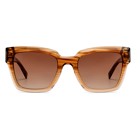 John Jacobs Light Brown Full Rim Square right side