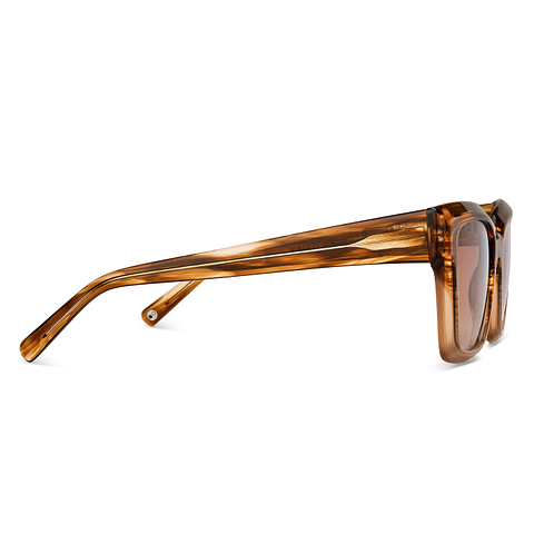 John Jacobs Light Brown Full Rim Square left side