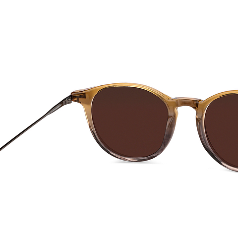 John Jacobs Online Light Brown Full Rim Round right side