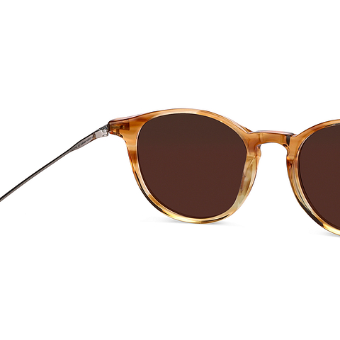 John Jacobs Online Light Brown Full Rim Round right side