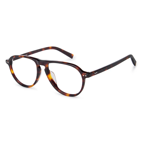 John Jacobs Online Light Brown Full Rim Aviator right side