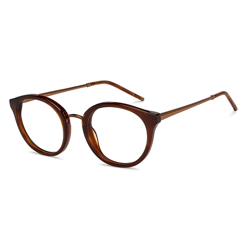 John Jacobs Online Dark Brown Full Rim Round right side