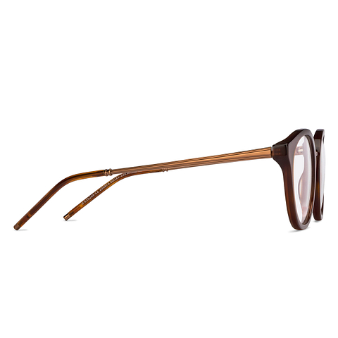 John Jacobs Online Dark Brown Full Rim Round left side