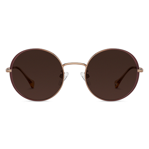 John Jacobs Online Light Brown Full Rim Round right side