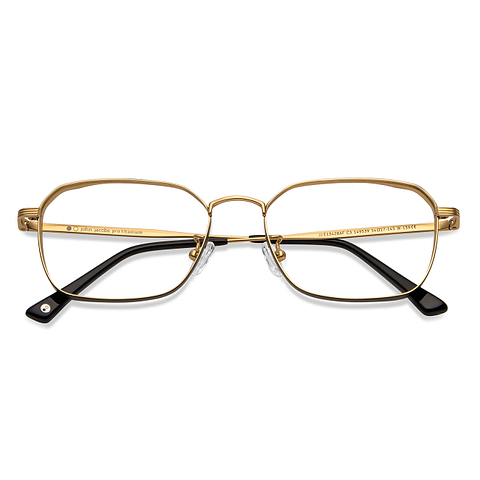 John Jacobs Online Black Full Rim Square left side