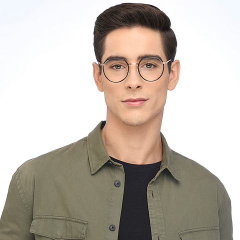 John Jacobs Online Black Full Rim Square right side