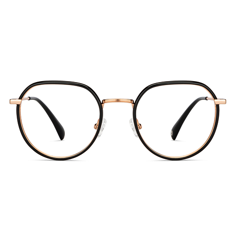 John Jacobs Online Black Full Rim Square left side