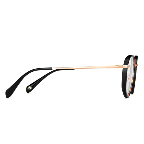 John Jacobs Online Black Full Rim Square left side