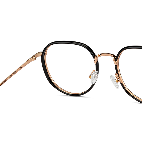 John Jacobs Online Black Full Rim Square right side