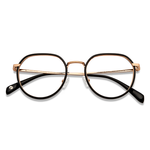 John Jacobs Online Black Full Rim Square left side