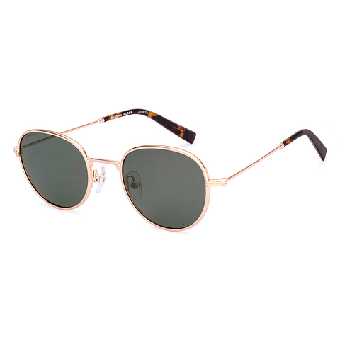 John Jacobs Gold Full Rim Round left side