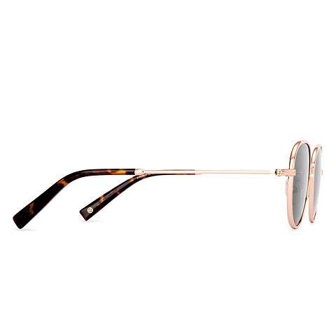 John Jacobs Gold Full Rim Round left side