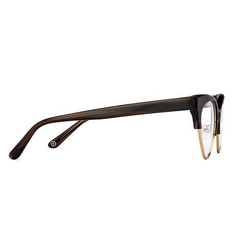 John Jacobs Online Gold Full Rim Cat Eye left side