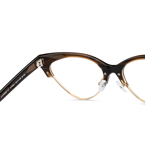 John Jacobs Online Gold Full Rim Cat Eye right side