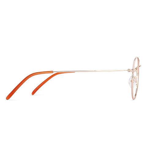 John Jacobs Online Gold Full Rim Round left side