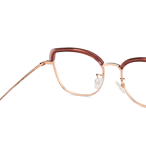 John Jacobs Online Gold Full Rim Cat Eye right side