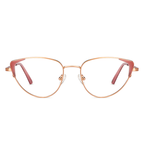 John Jacobs Online Gold Full Rim Cat Eye left side