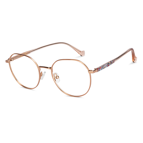 John Jacobs Online Gold Full Rim Geometric left side