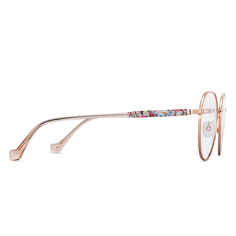 John Jacobs Online Gold Full Rim Geometric left side