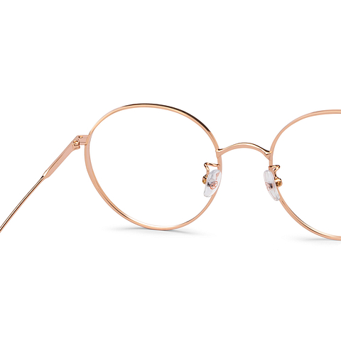 John Jacobs Online Gold Full Rim Round right side