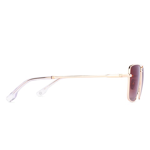 John Jacobs Gold Full Rim Square left side