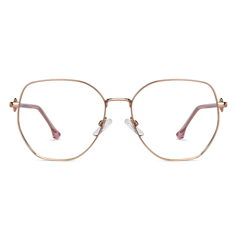 John Jacobs Online Gold Full Rim Square left side