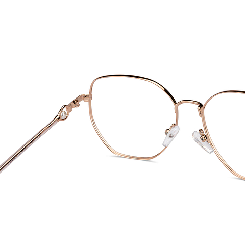 John Jacobs Online Gold Full Rim Square right side