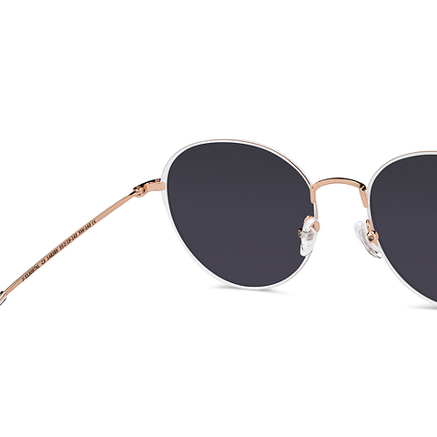 John Jacobs Online Light Gold Full Rim Round right side