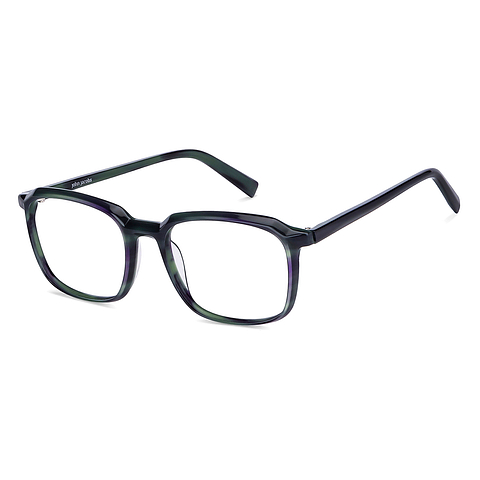 John Jacobs Online Light Green Full Rim Square right side