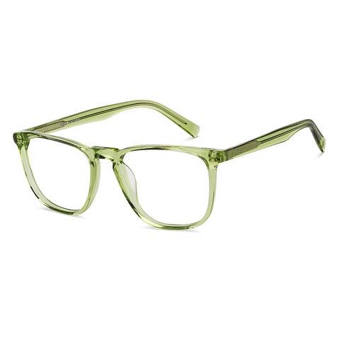 John Jacobs Online Green Full Rim Square right side
