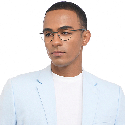 John Jacobs Online Green Full Rim Round right side