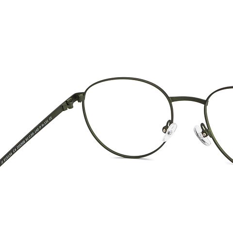 John Jacobs Online Green Full Rim Round right side