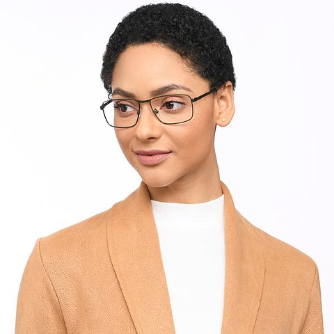 John Jacobs Online Green Full Rim Square left side