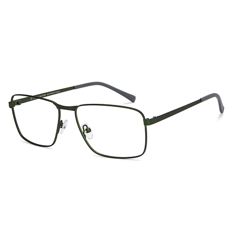 John Jacobs Online Green Full Rim Square right side