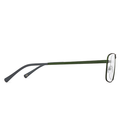 John Jacobs Online Green Full Rim Square left side