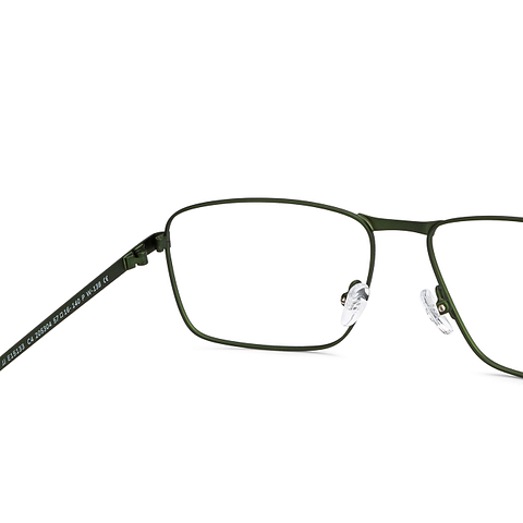 John Jacobs Online Green Full Rim Square right side