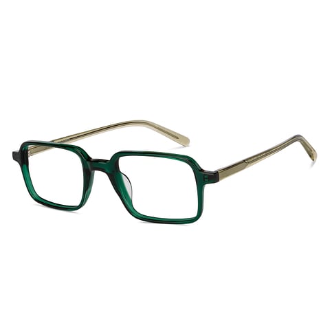 John Jacobs Online Green Full Rim Rectangle right side